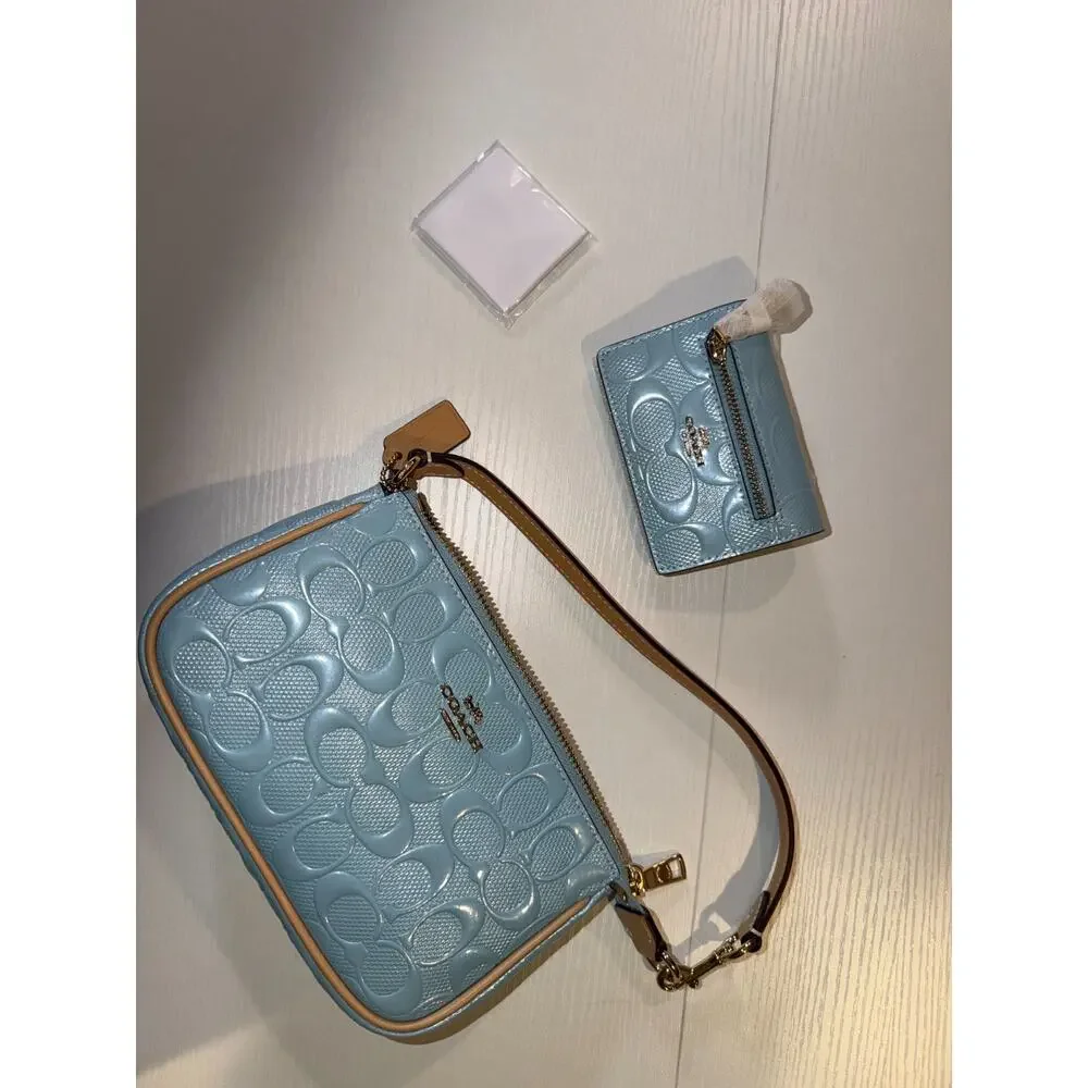 NWT B10-011Coach CEM98 Nolita 19 In Signature Leather With Charms Smooth Leather